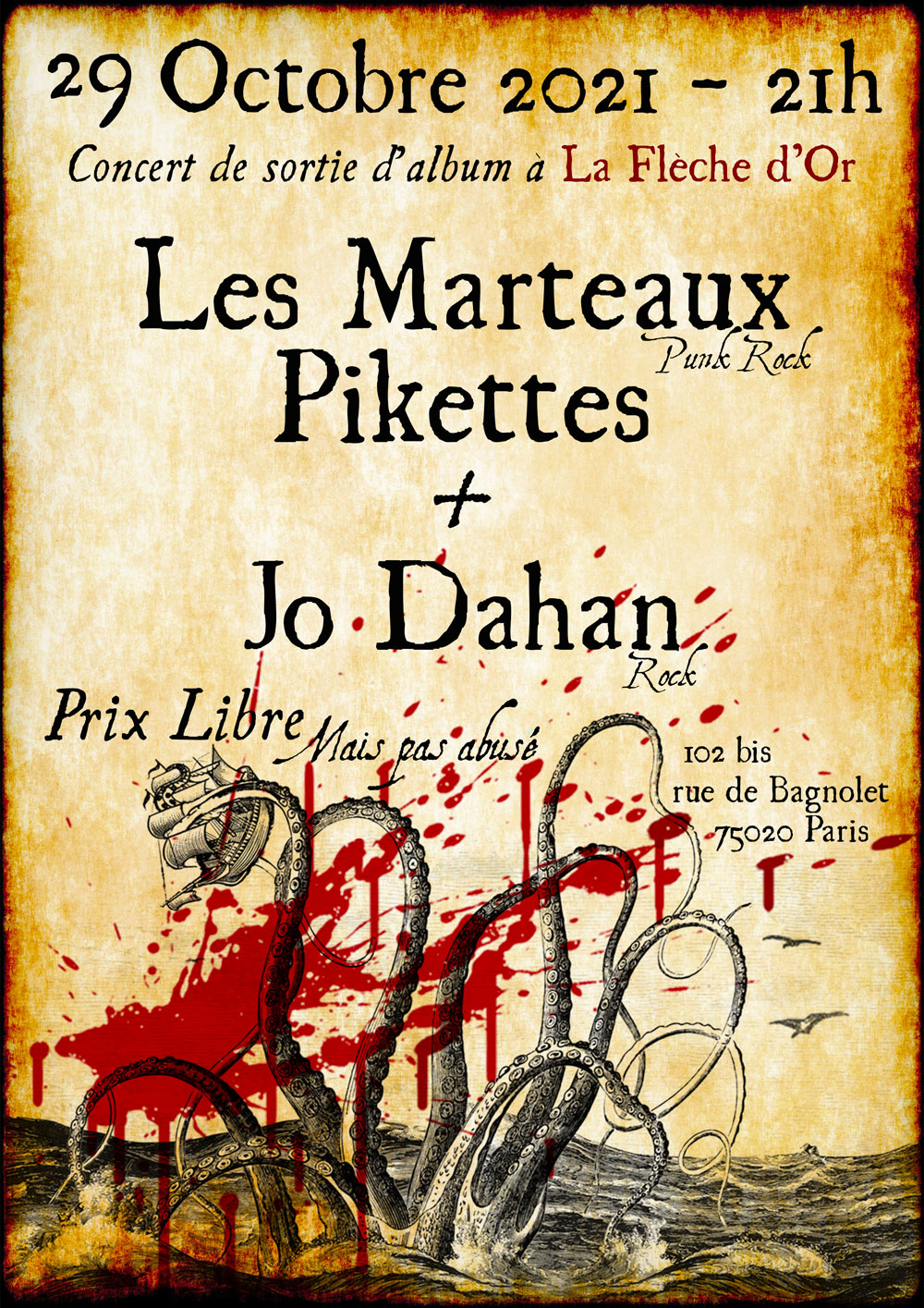 Les Marteaux Pikettes - Concert 21 octobre 2021