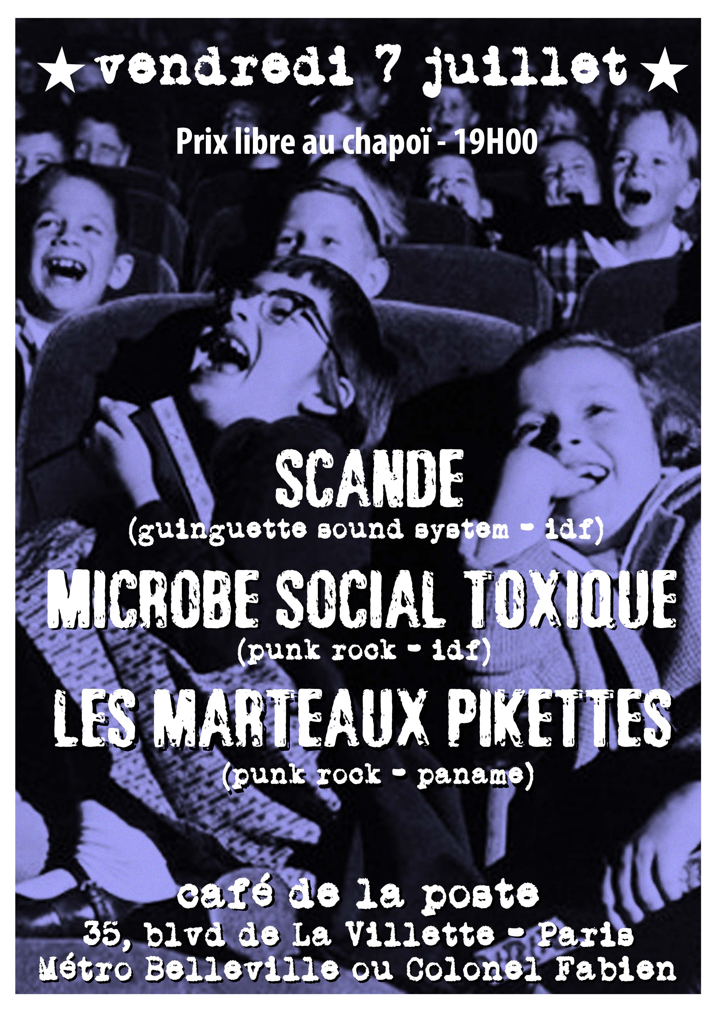 Les Marteaux Pikettes - Concert 7 juillet 2023